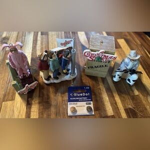 A Christmas Story 4 Holiday Ornaments with sound, all work with new batteries